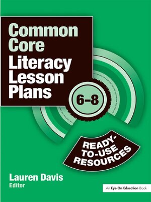 cover image of Common Core Literacy Lesson Plans